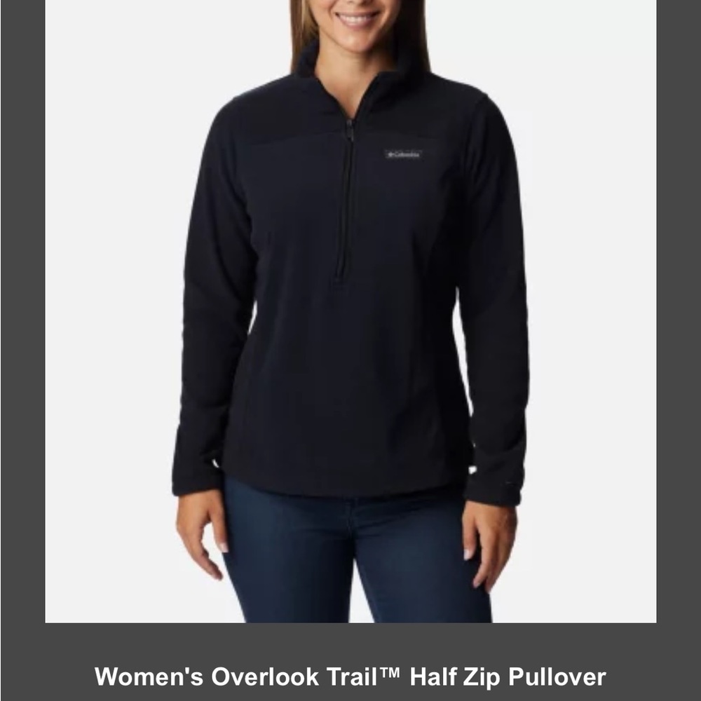 Columbia Women’s overlook trail half zip fleece pullover